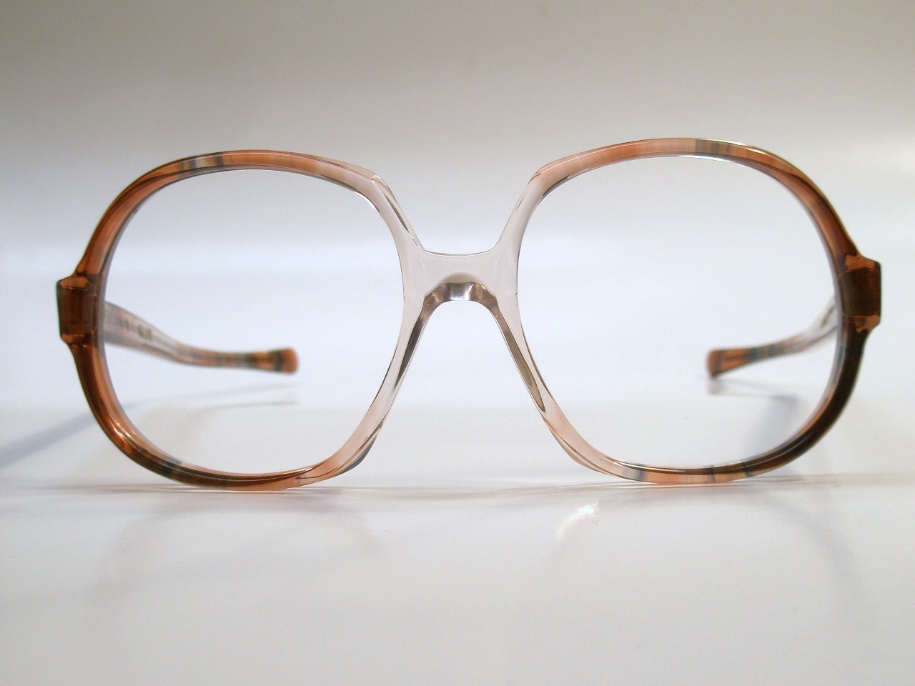 NIP 60s-70s Sun/ Eyeglasses Frame A/O American Optical DAYSTAR 178 Ginger Swirl