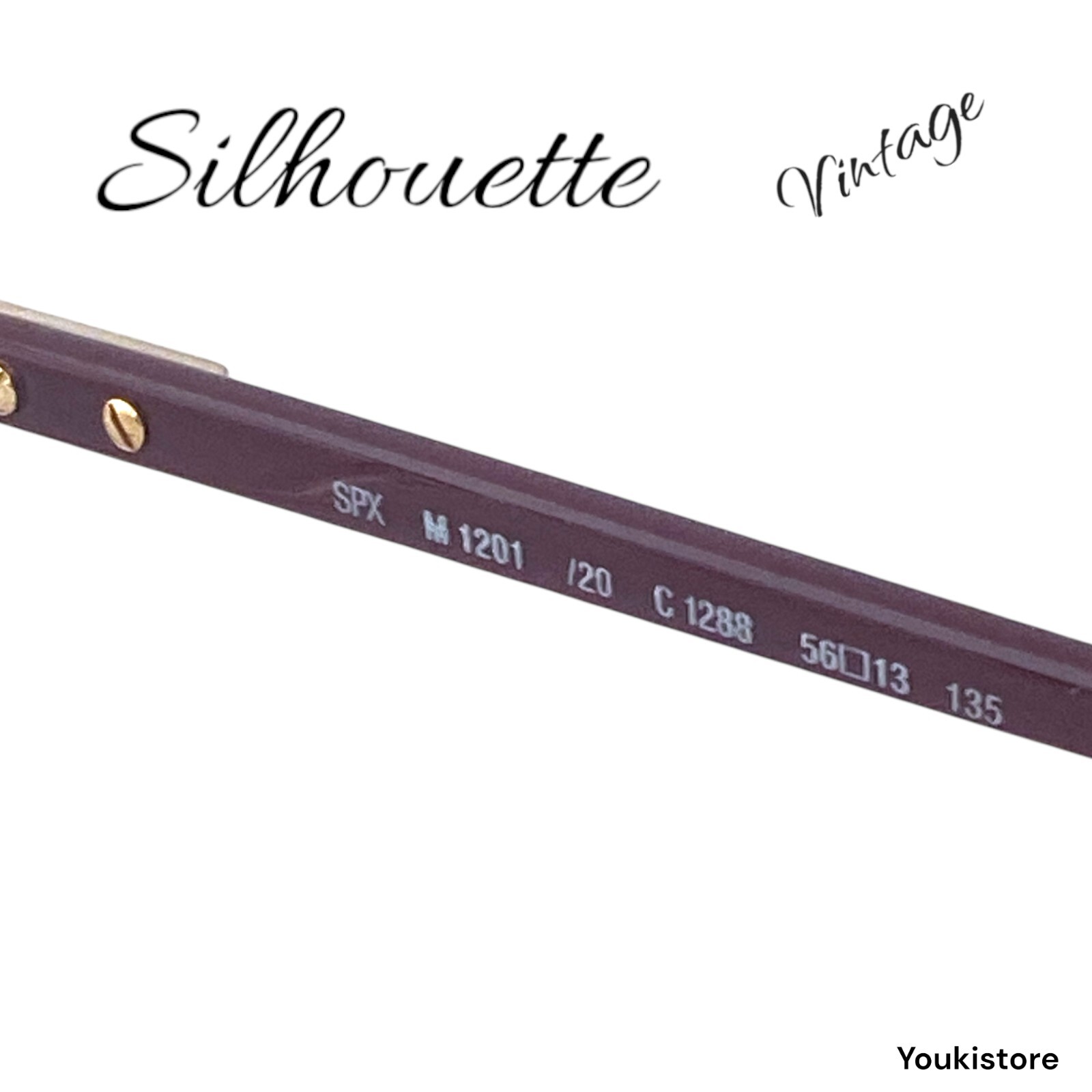SILHOUETTE occhiali da vista SPX M1201 /20 C1288 VINTAGE ’80 Made in Austria