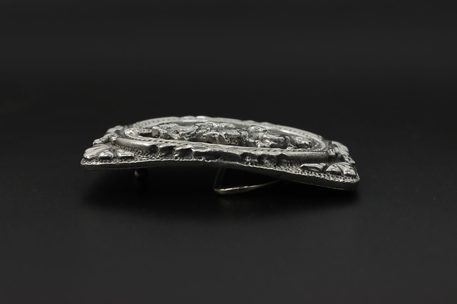Wild Mustangs Vintage Pewter Belt Buckle EGE #56567