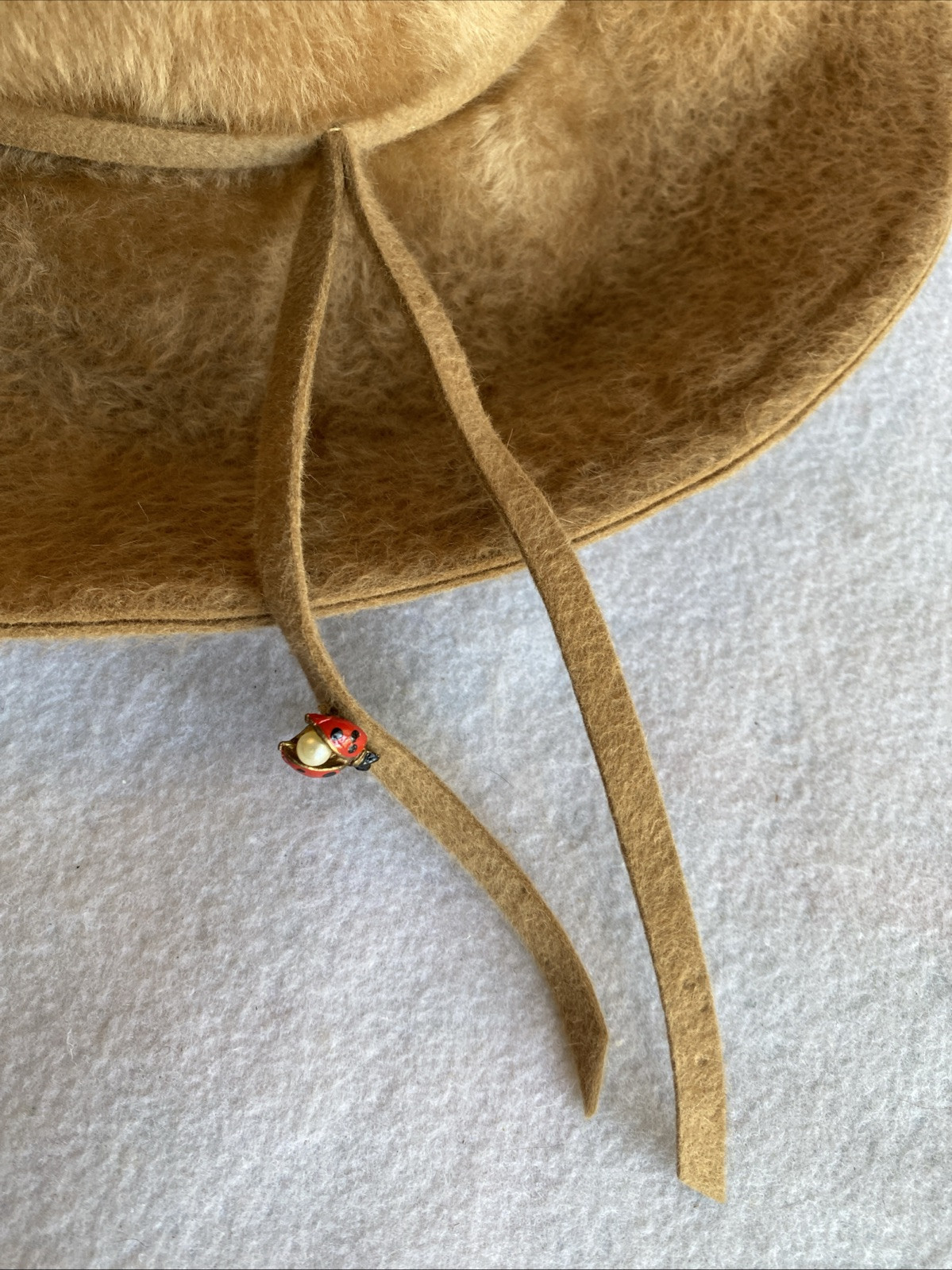 Empress Hat Faux Fur Felt Made In WESTERN GERMANY William New York Vintage EUC
