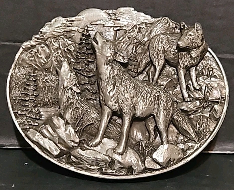 Wolf Pack Pacific Northwest Bergamot Siskiyou Belt Buckle 1981 BD4 Apex Predator