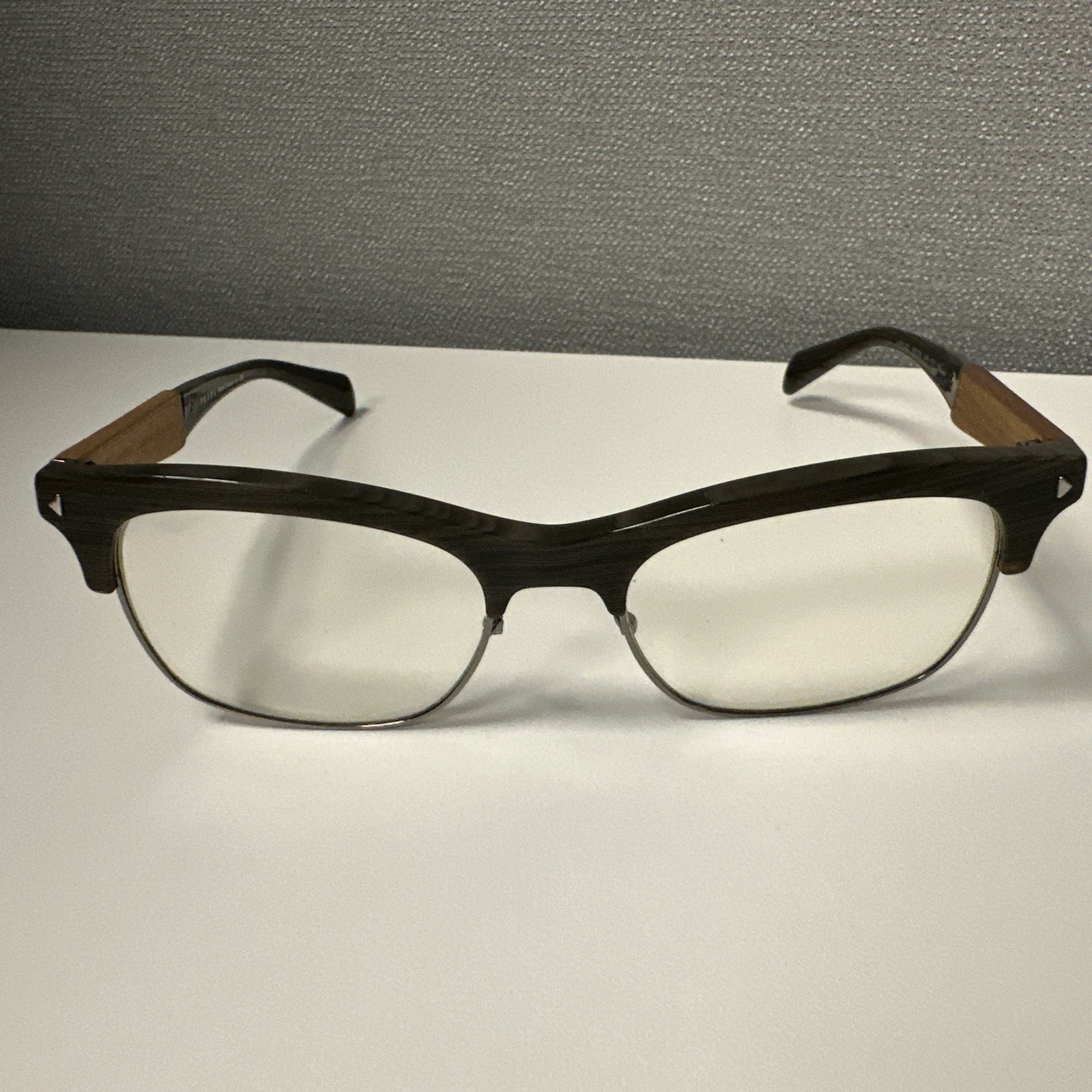 PRADA Eye Glasses VPR 22O JAB-1O1 Clear Lens No Prescription MADE IN ITALY