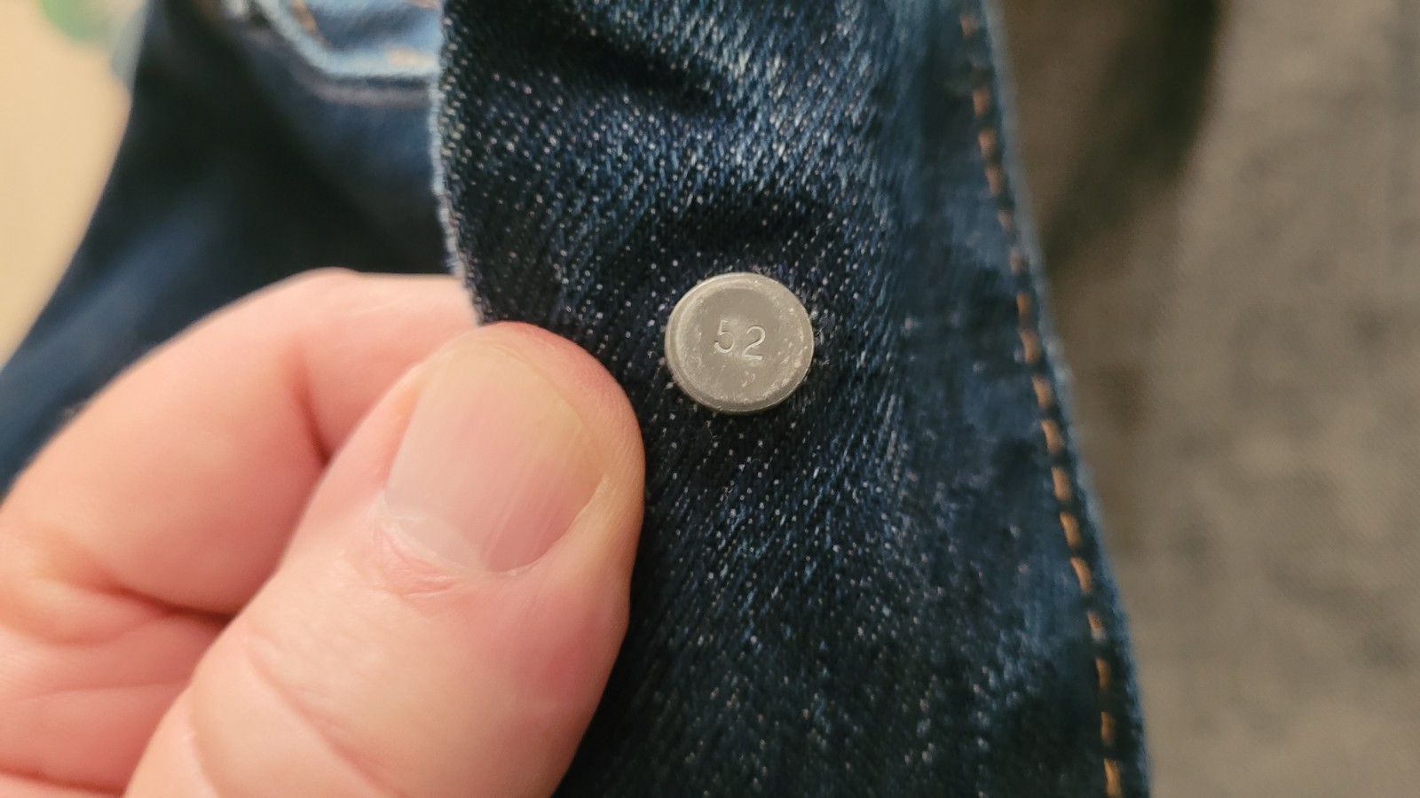 50’s 60’s BIG E LEVIS JACKET 705 05 0217 BUTTON N° 52 RARE SIZE S M 40 42 USA