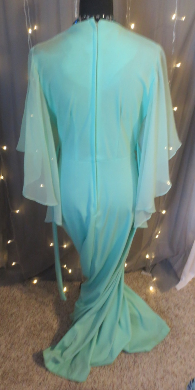 Gorgeous Vintage 1970s Celanese Fortrel Dress M – L