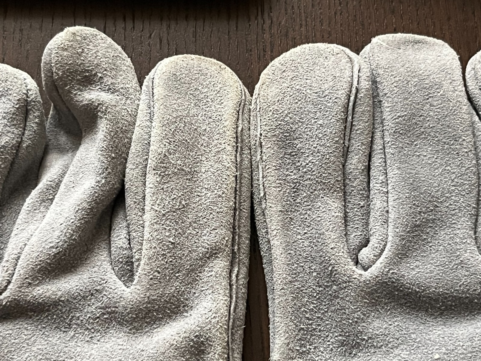 Vintage Texier Railroad LIRR Shoulder Split Suede Working Gloves X-Large ST43