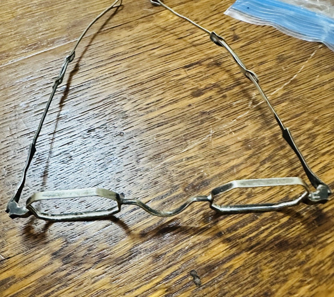 Rare Antique Eyeglasses Sliding/Extendable Temple Arms