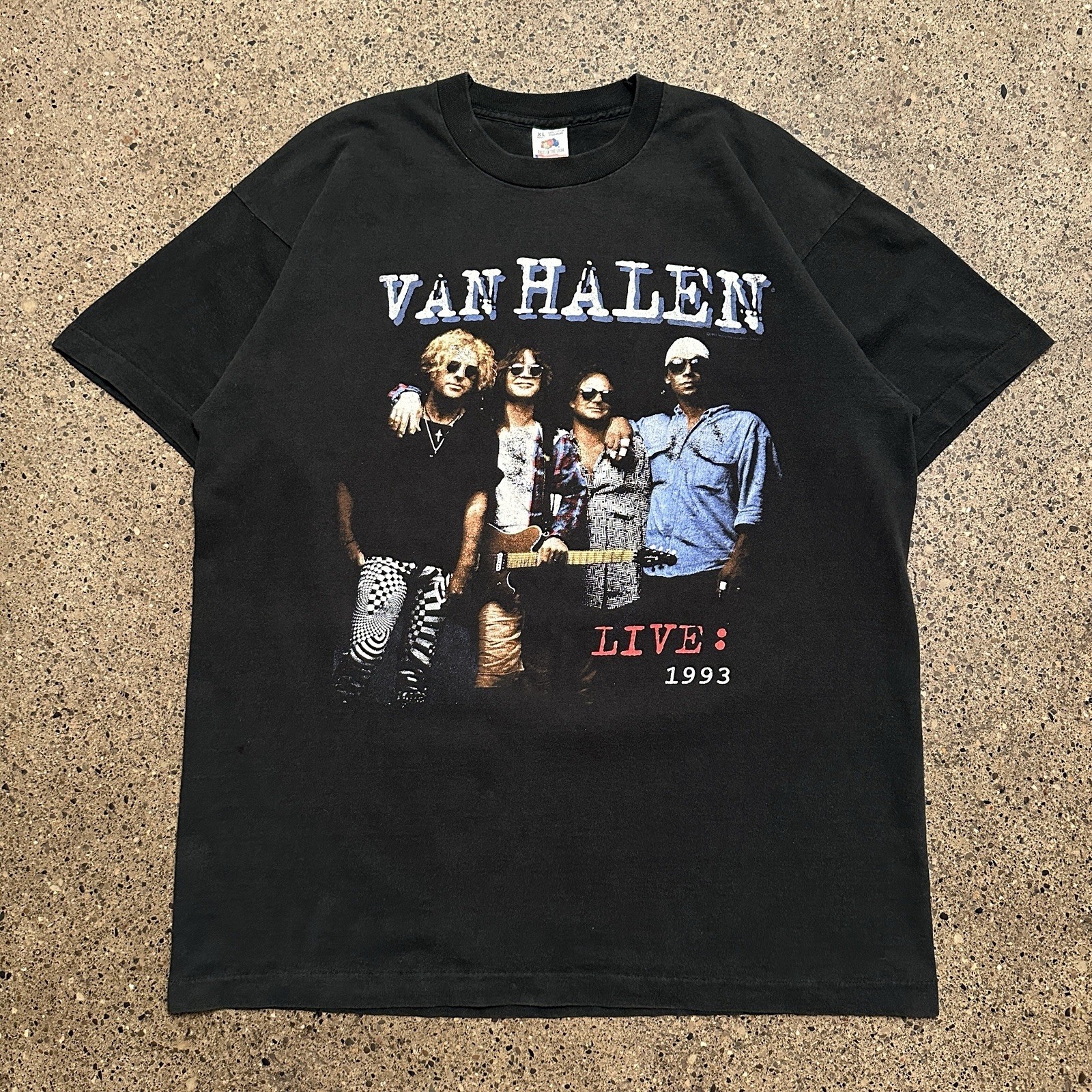 Vintage Van Halen Live: 1993 World Tour Single Stitch T-shirt