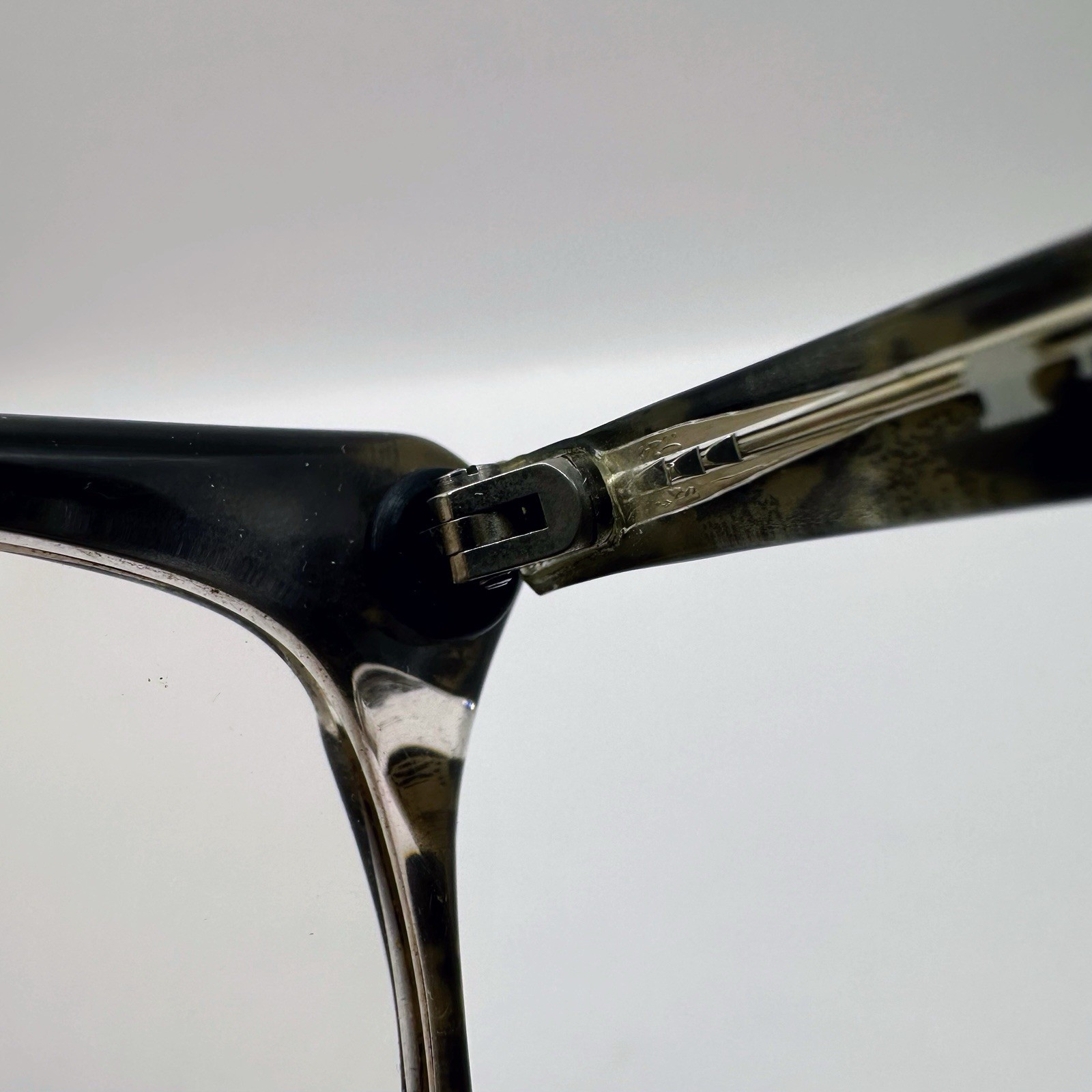 Vtg Neostyle Cat Eye Frames Glasses Gold Spiderweb Goth Black Silver Sparkle 50s