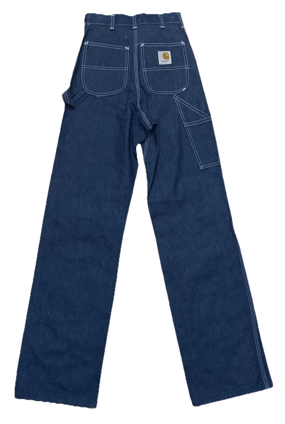 Vtg Carhartt Work Jeans Mens 24×31 Blue Denim Heritage Usa Union Nos 1989 READ