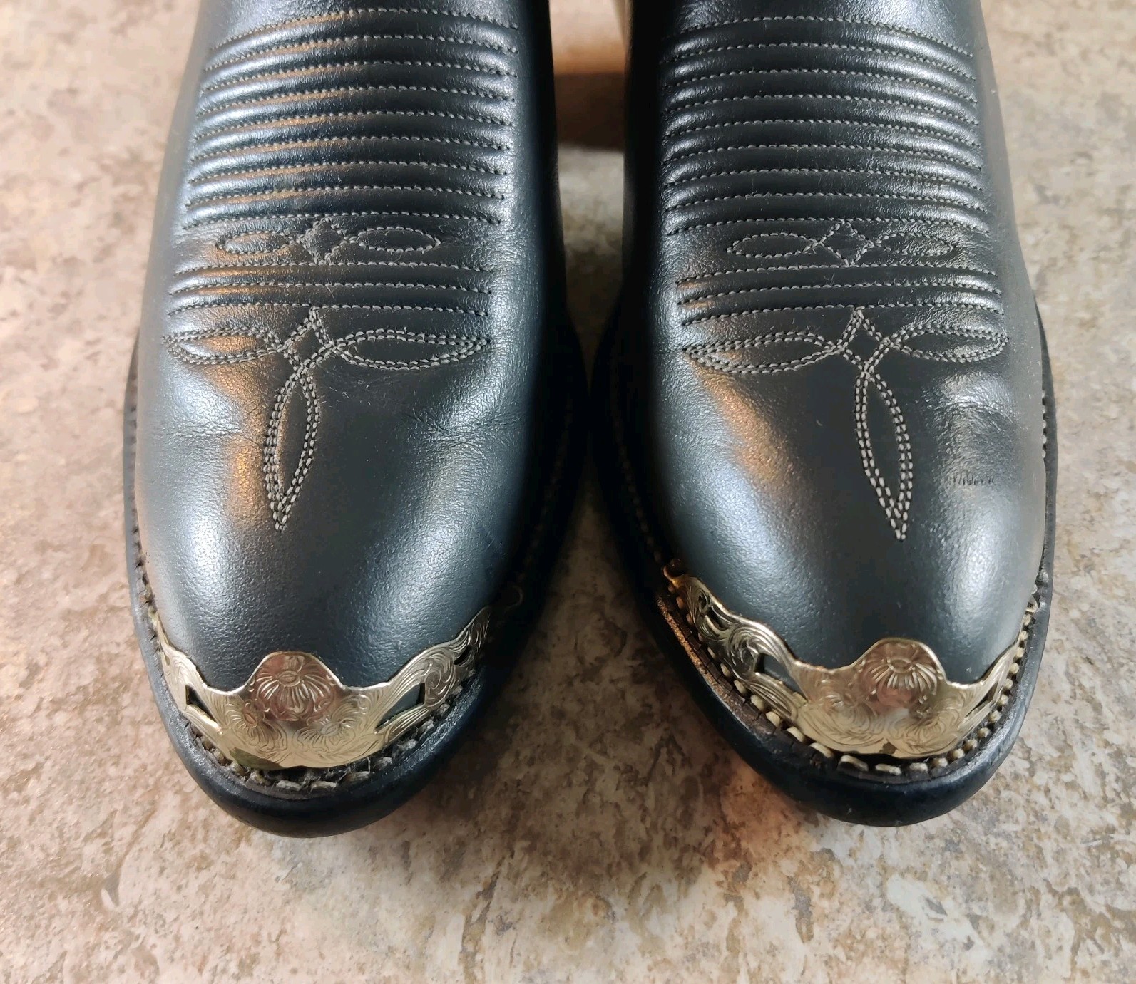Vintage Tony Lama George Strait Cowgirl Boots Size 6.5 B New Oldstock * Rare *