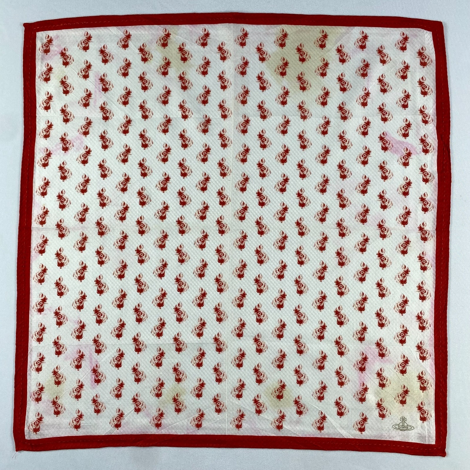 Vintage Vivienne Westwood Handkerchief Pocket Square Bandana Neckerchief