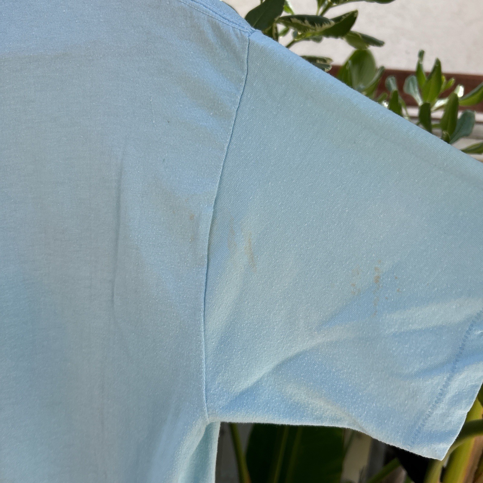 Vintage 80s AAU Wrestling Tee Blue Graphic Shirt XL