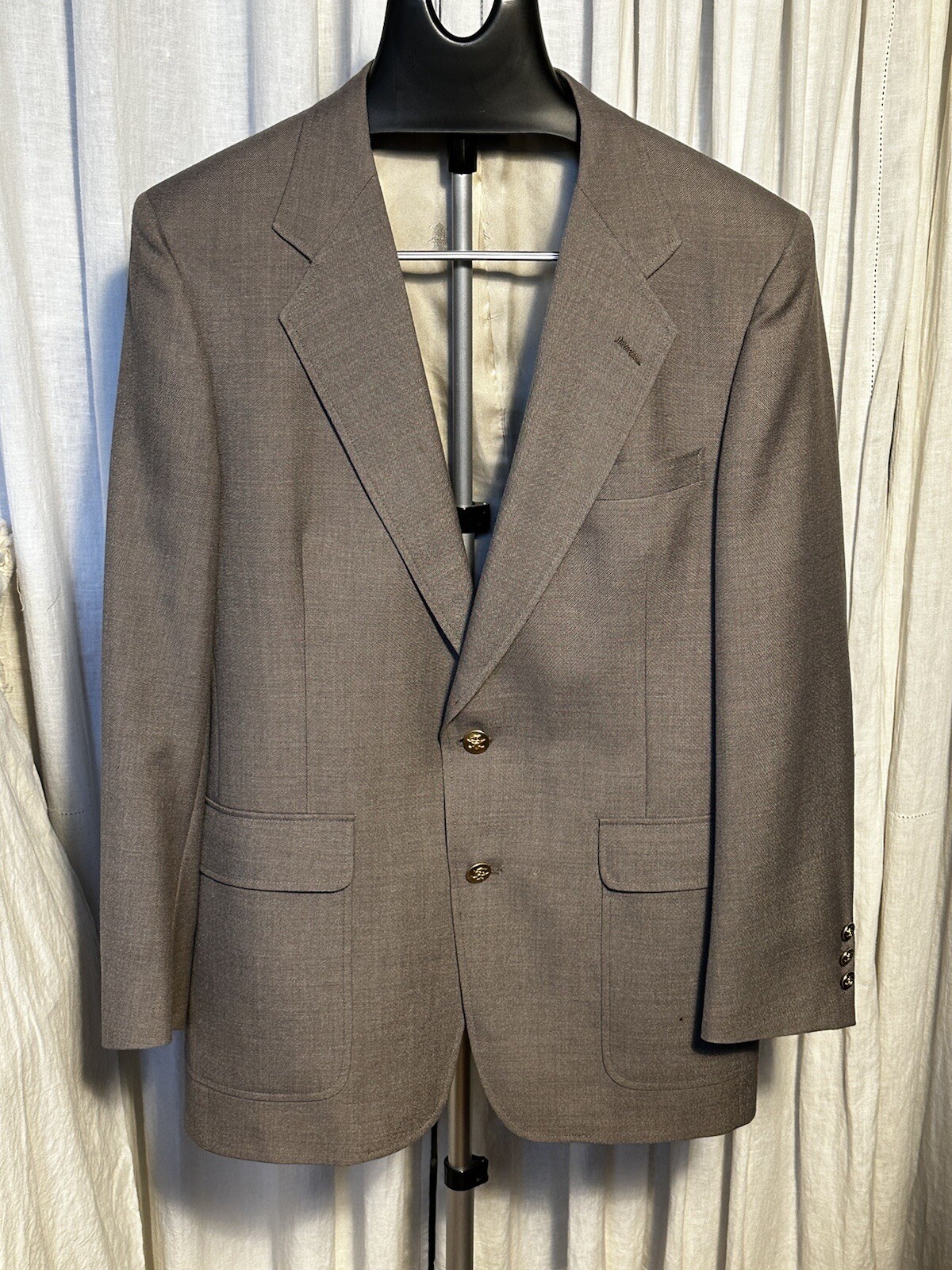 Vintage Hart Schaffner&Marx Jack Nicklaus Golden Bear Grey Jacket Sz40R Used