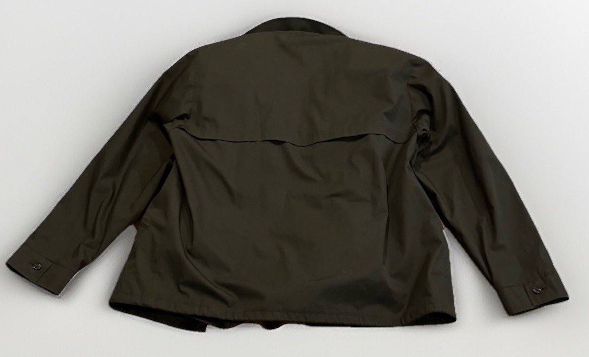 Vintage 50s NINO-FLEX Utility Jacket L German Workwear Polizei Ries Zip Sherpa