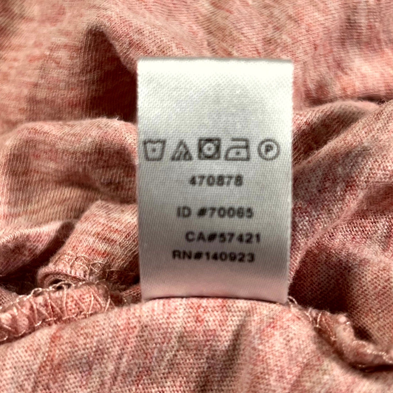 LOFT Vintage Soft Blouse Top Womens Small Peach Cotton Round Neck Streetwear