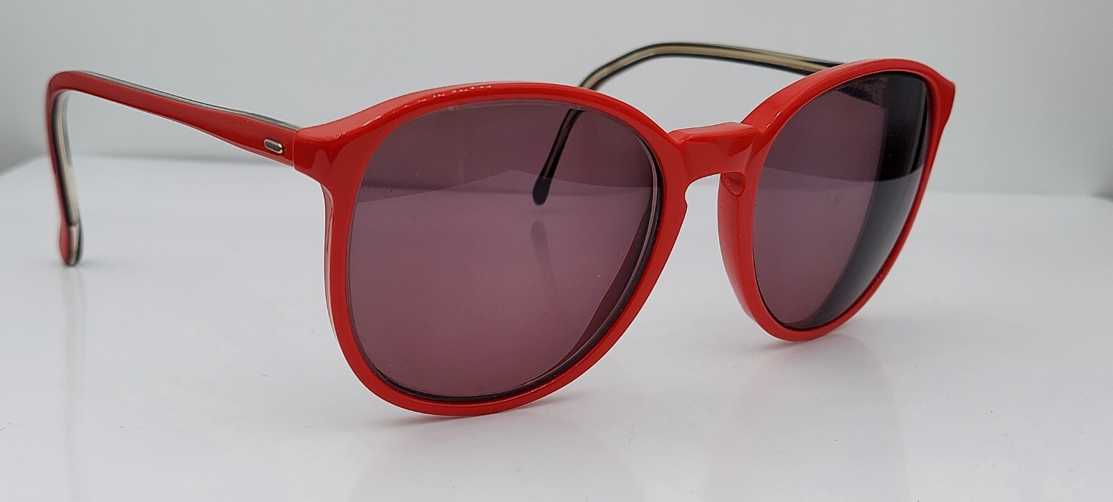 Vintage K&H Fiesta Red Oval Sunglasses USA FRAMES ONLY