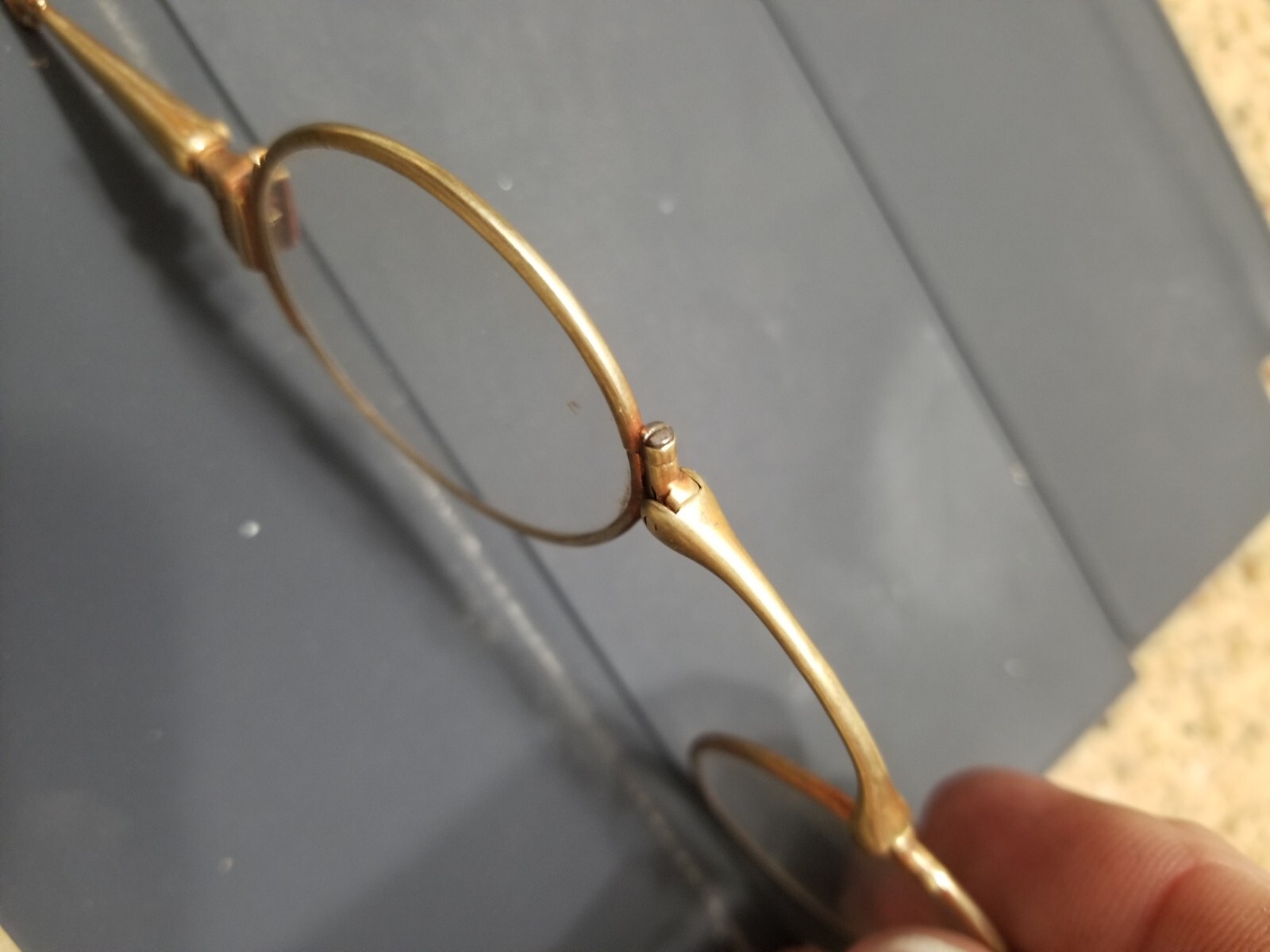 Victorian Opera Glasses Solid 14k Yellow Gold C. 1886 9.8 Grams