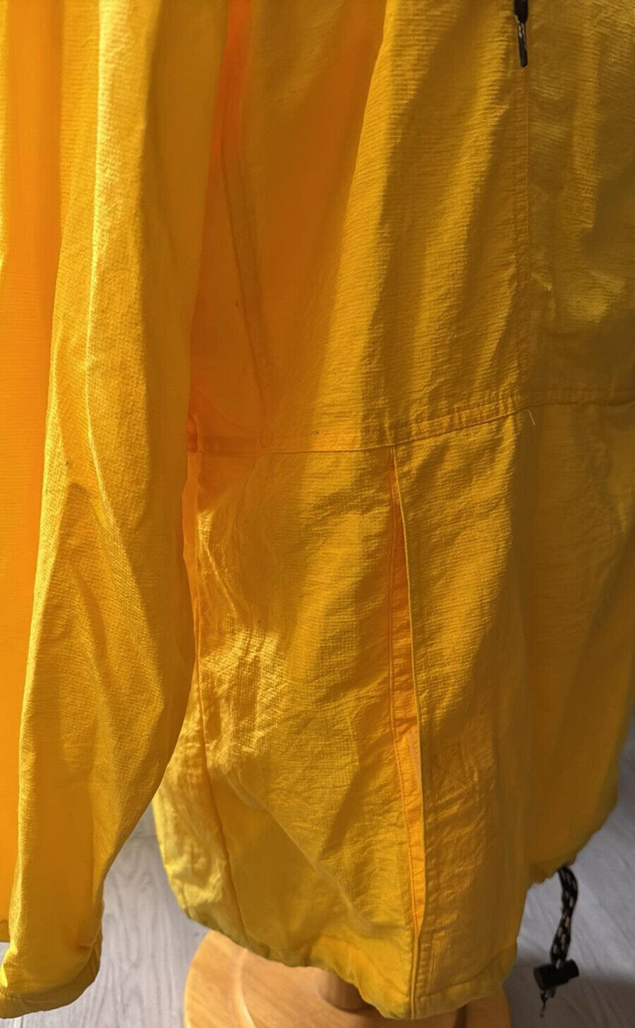 Vintage Jimmy Z Jacket Pull Over Hoodie Yellow Surf Deadstock Rare Med Lrg
