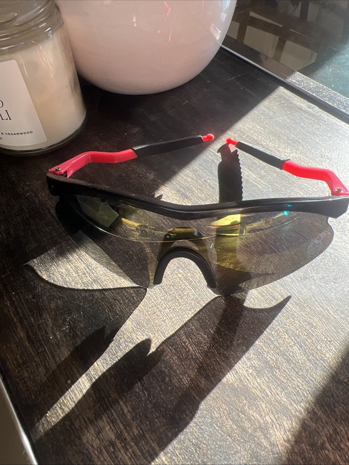 Vintage Oakley M Frame Gen 1 Pink And Black Sunglasses USA 80s 90s
