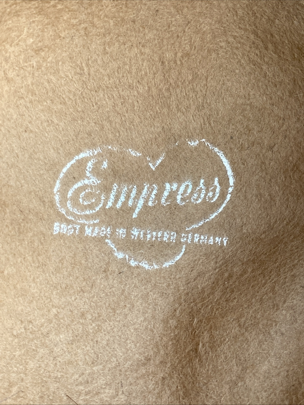 Empress Hat Faux Fur Felt Made In WESTERN GERMANY William New York Vintage EUC