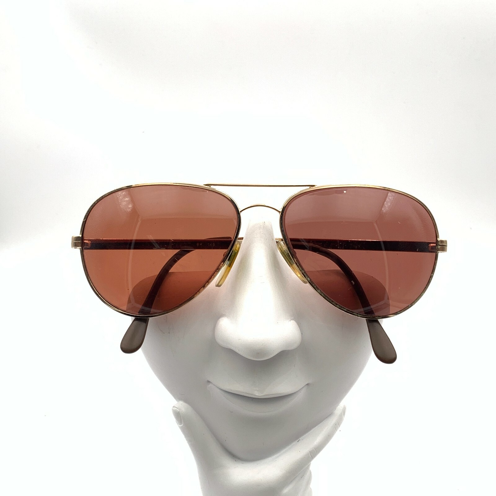 Vintage Cottet Pilot Gold Metal Pilot Sunglasses USA FRAMES ONLY