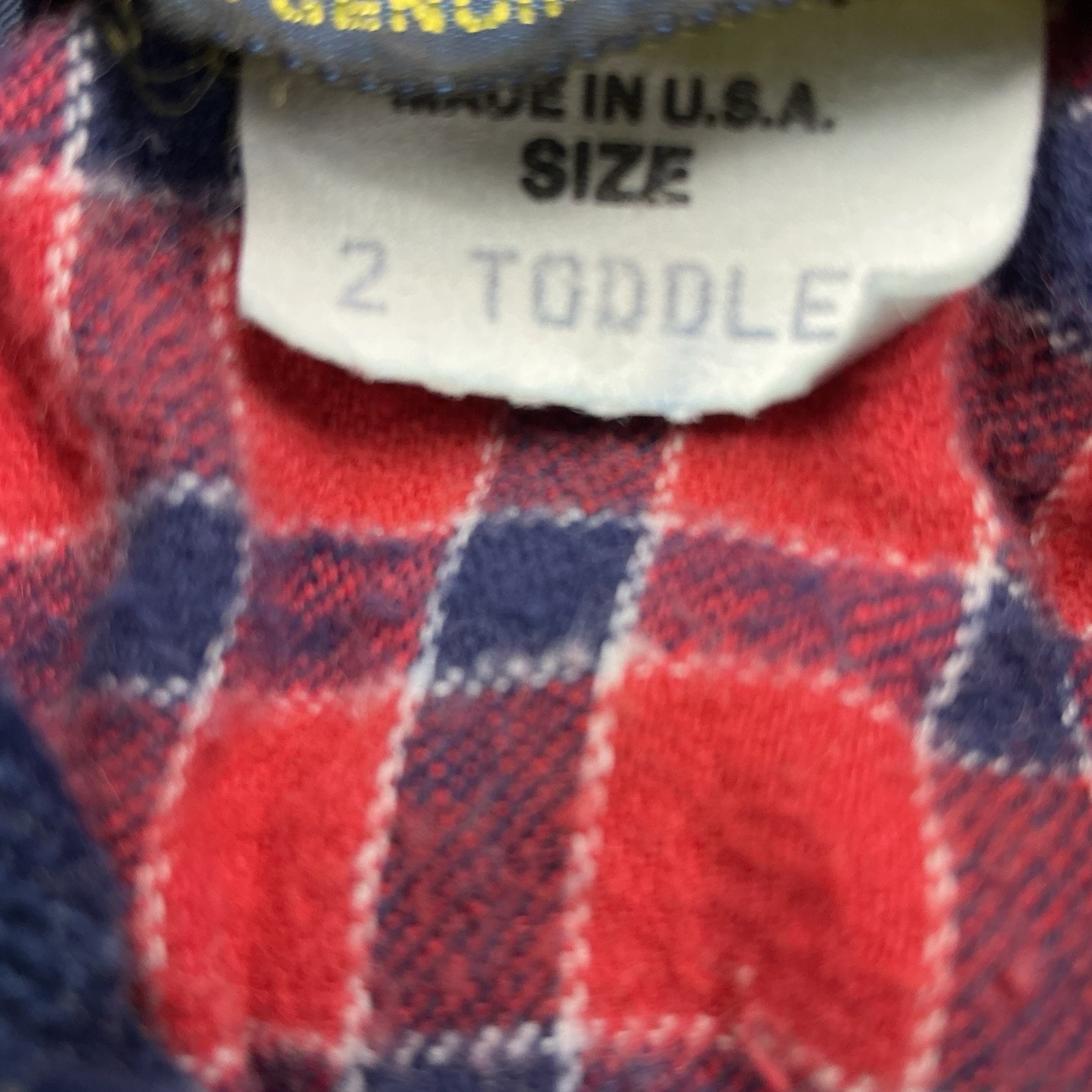 Vintage Oshkosh B’gosh 90s Flannel Lined Denim Trucker Jacket USA 12-18 Mos