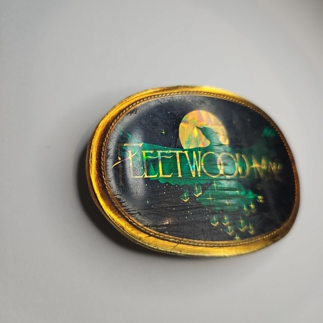 FLEETWOOD MAC belt buckle 1977 Pacific Mfg Vintage
