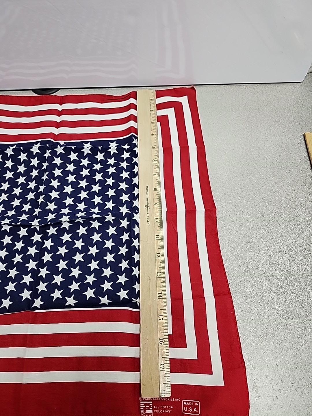 Bandana Flag Paris Accessories All Cotton Color Fast Made in USA