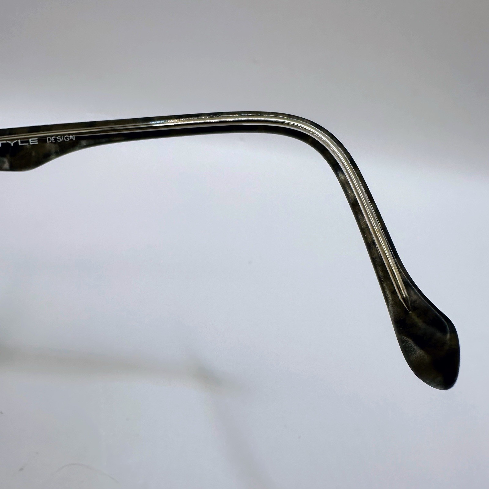 Vtg Neostyle Cat Eye Frames Glasses Gold Spiderweb Goth Black Silver Sparkle 50s
