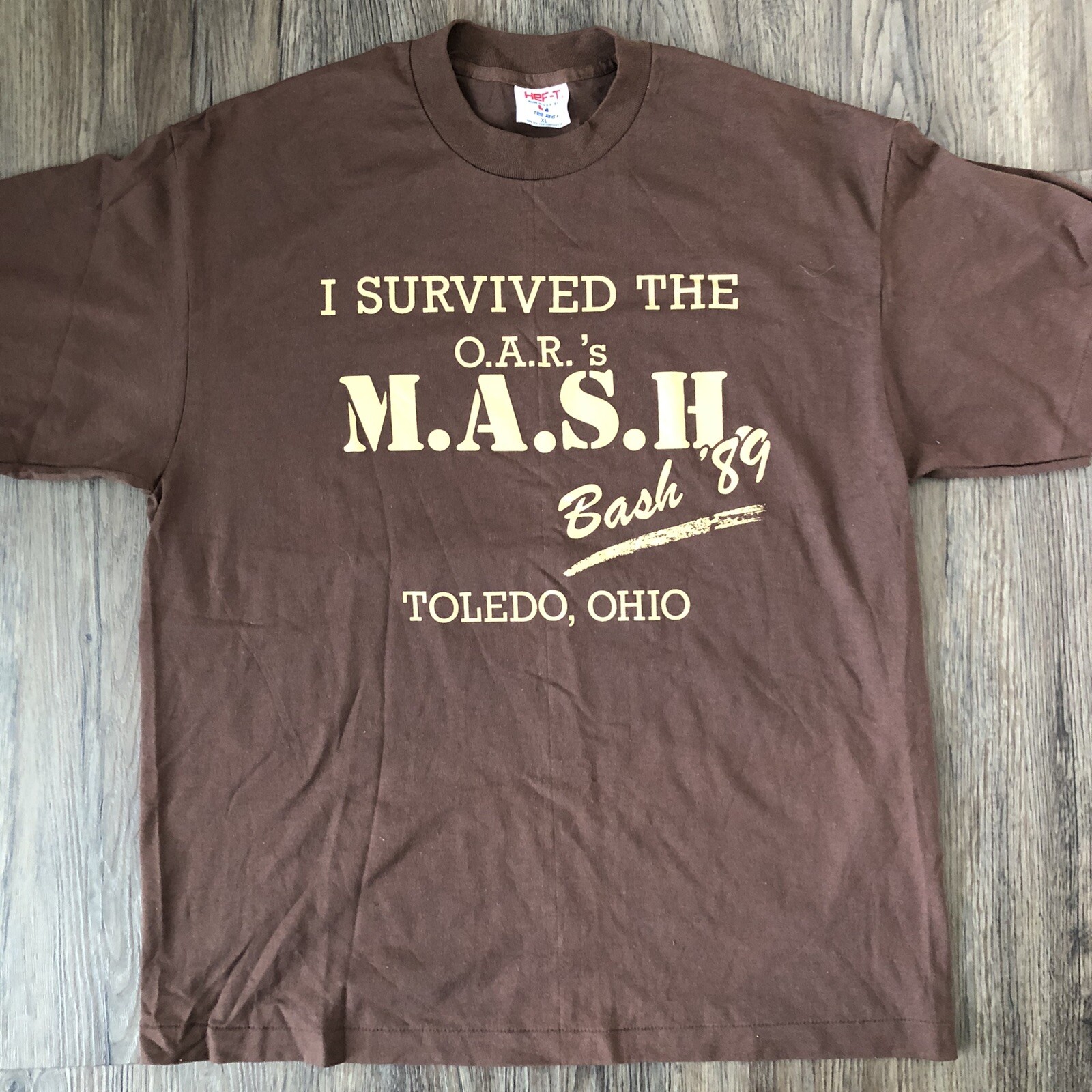 Vintage 1989 Toledo Ohio OAR M*A*S*H T-Shirt – XL – Single Stich – TeeJays – USA