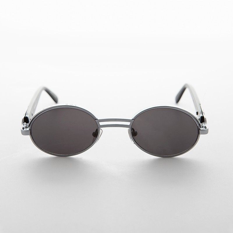 Oval Silver Bad Boy Brand Vintage Sunglass Silver – Tommy