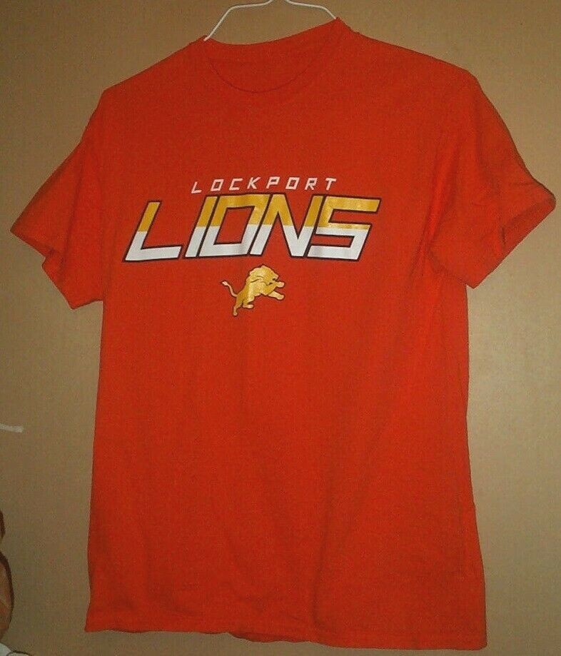 Vintage 1970’s / 80’s N.O.S. all cotton Lockport Lions t shirt -S/M !