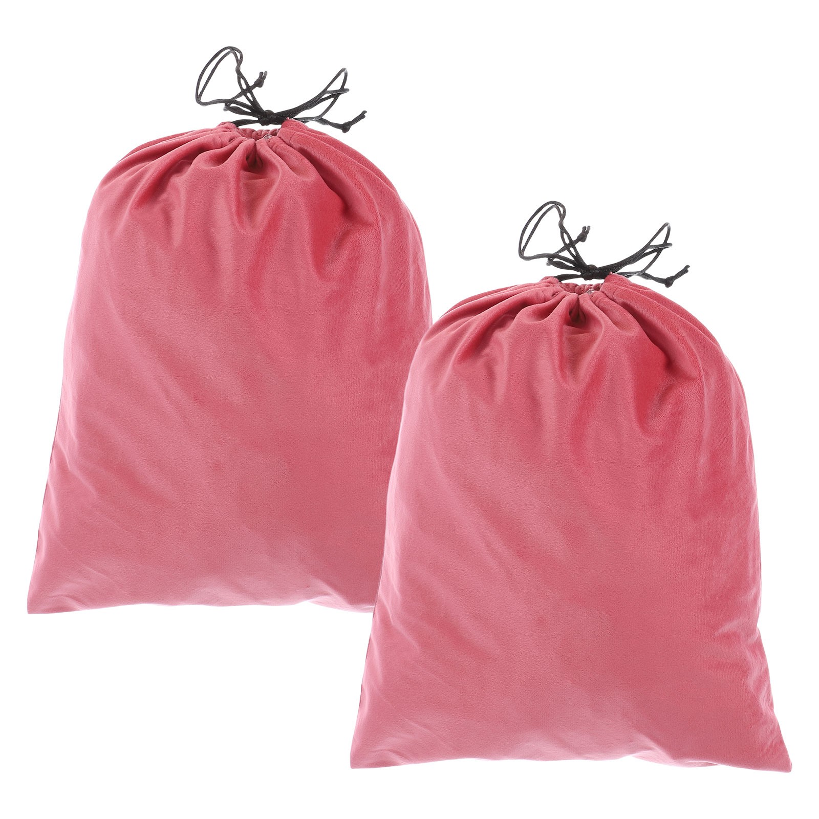 2 dust bags for handbags, 32×40 cm cotton bag covers pink