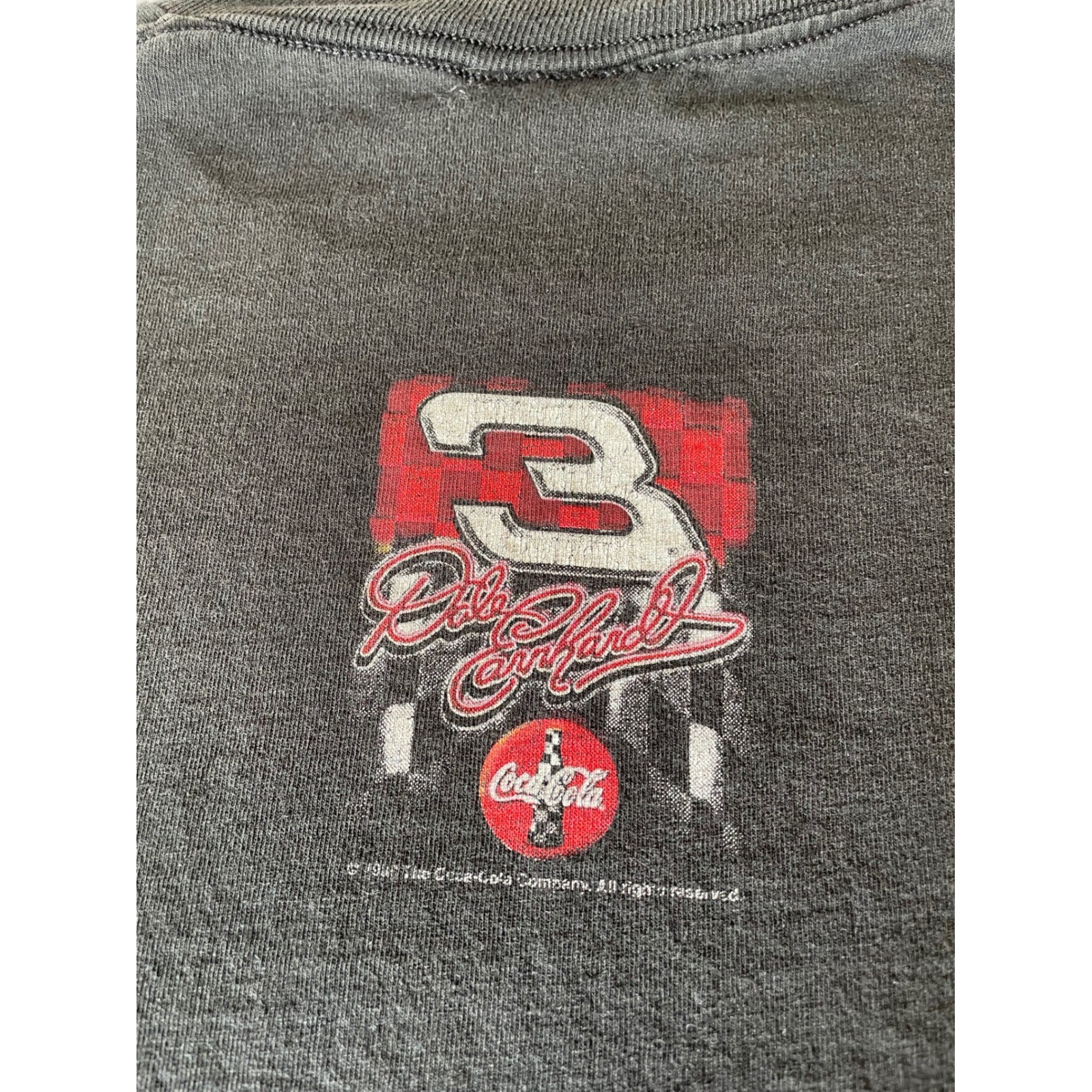 Vintage 1998 Dale Earnhardt Coca-Cola Twin Ring Motegi Japan T-Shirt XL Black