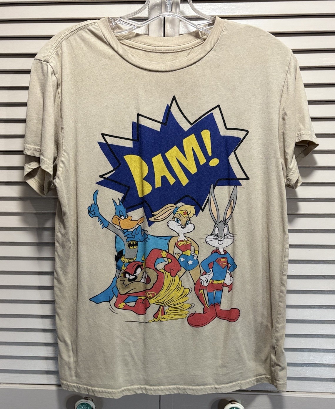 Vintage Looney Tunes Bugs/Taz Graphic T-Shirt Crew Neck Short Sleeve Size M