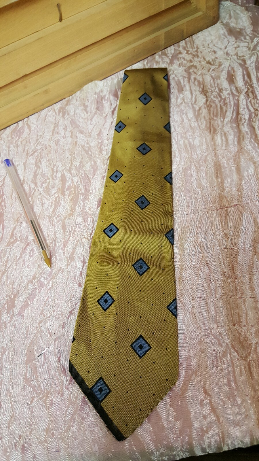 Vintage Diva Minelli Bologna Pure Silk Silk Silk Tie Ties Tie (96) ^