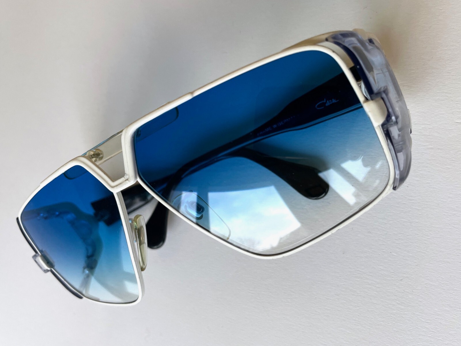 vintage CAZAL 951 cool 70 white sunglasses W. Germany hip hop boy 955