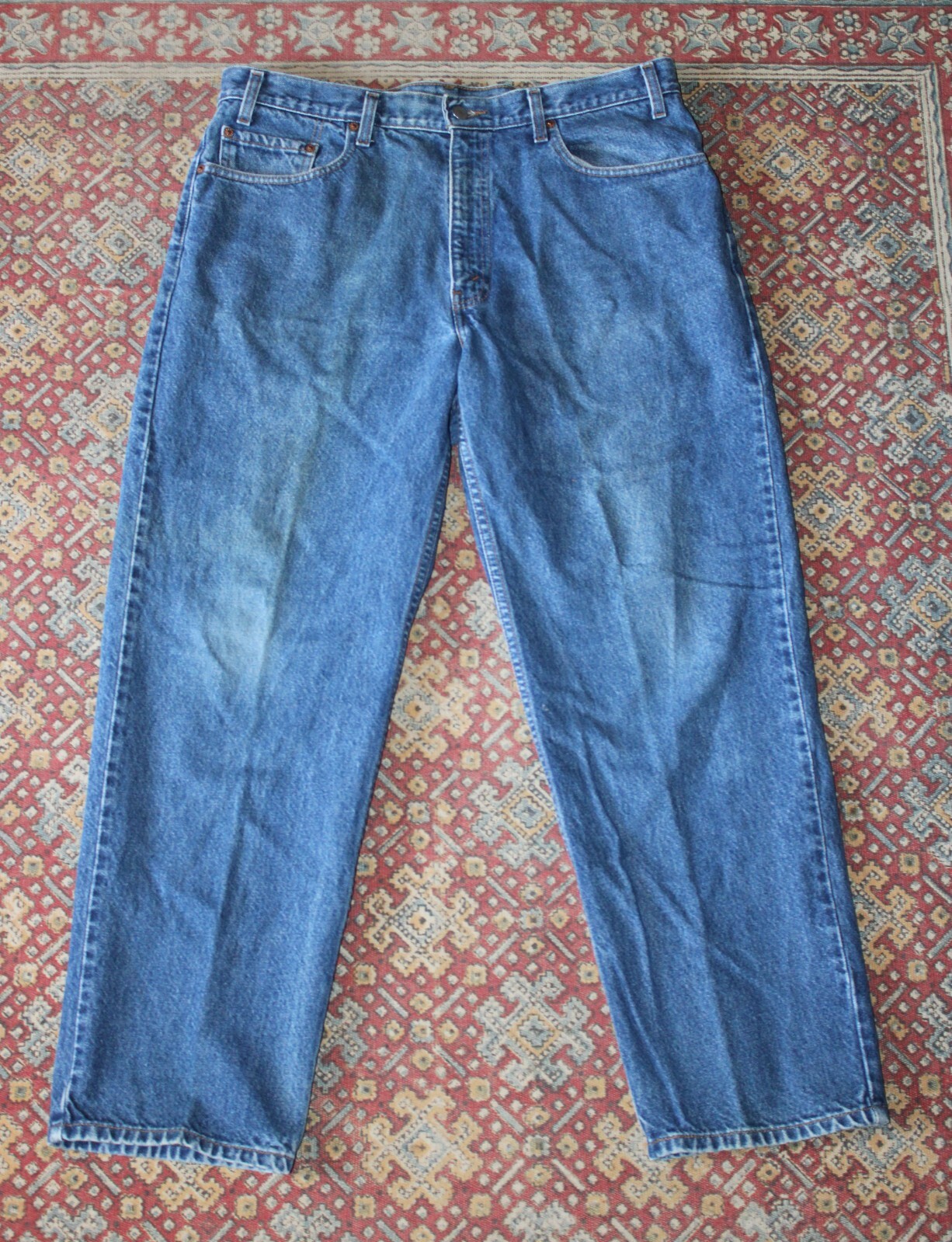 Levi’s 550 Blue Jeans Men’s Actual Measurements 38 x 30 Relaxed Fit Vintage 1999
