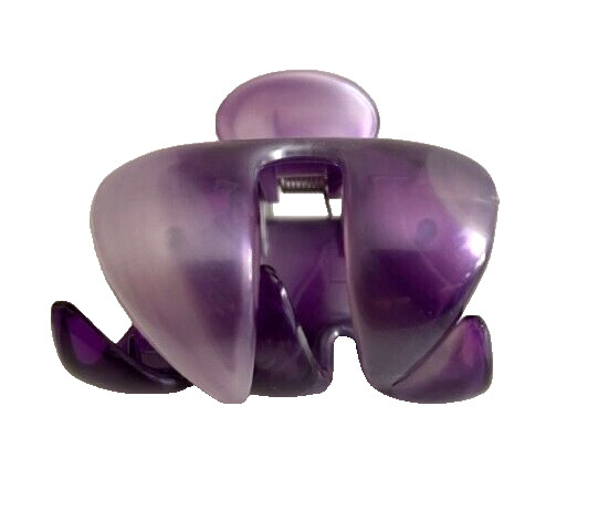 Purple Ponytail Hair Claw Clip