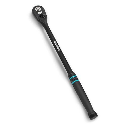 Extra Long Handle 3/8-Inch Drive Ratchet, 90-Tooth 3/8″ with 12″ handle