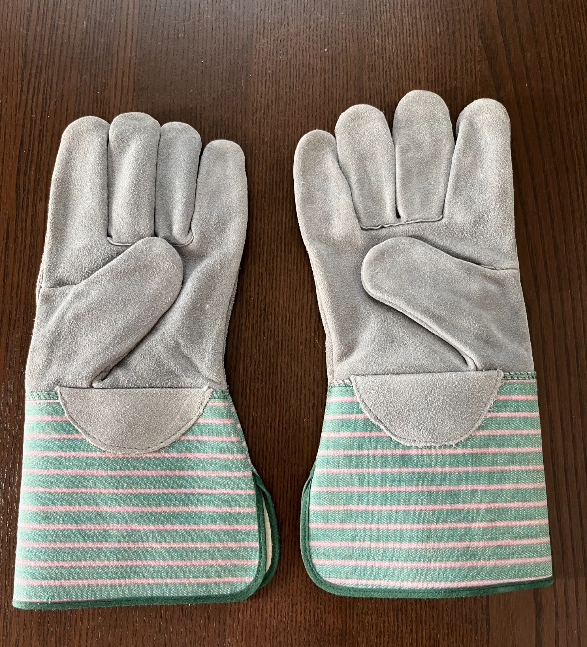 Vintage Texier Railroad LIRR Shoulder Split Suede Working Gloves X-Large ST43