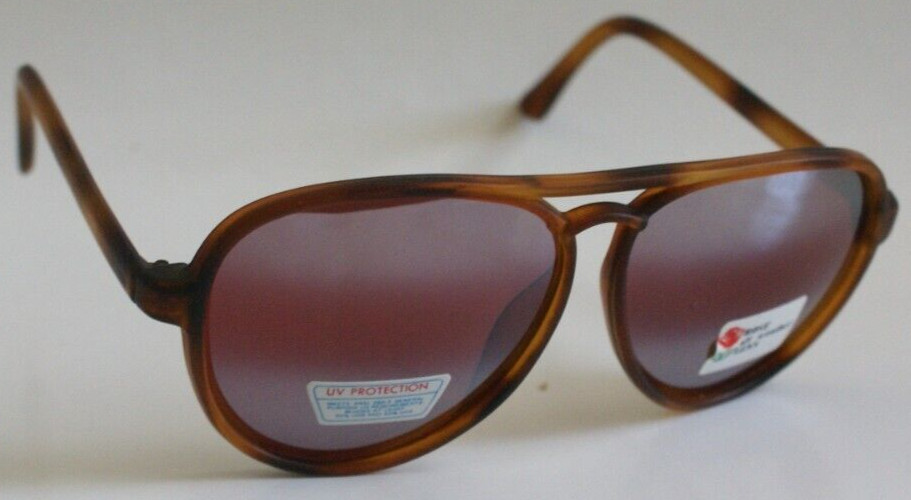 NWT Vintage Sports DB Aviator w/All Weather Rose polycarbonate lens sunglasses