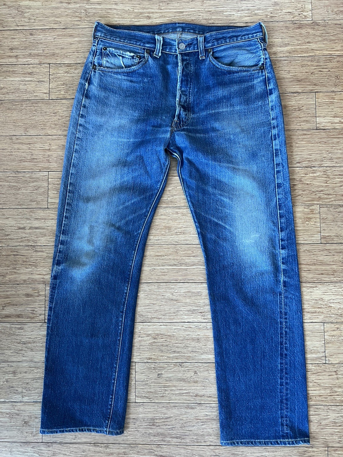 Levi’s 501 Big E Selvedge 34×30 Late 60s/Early 70s USA Vintage Chain Stitch