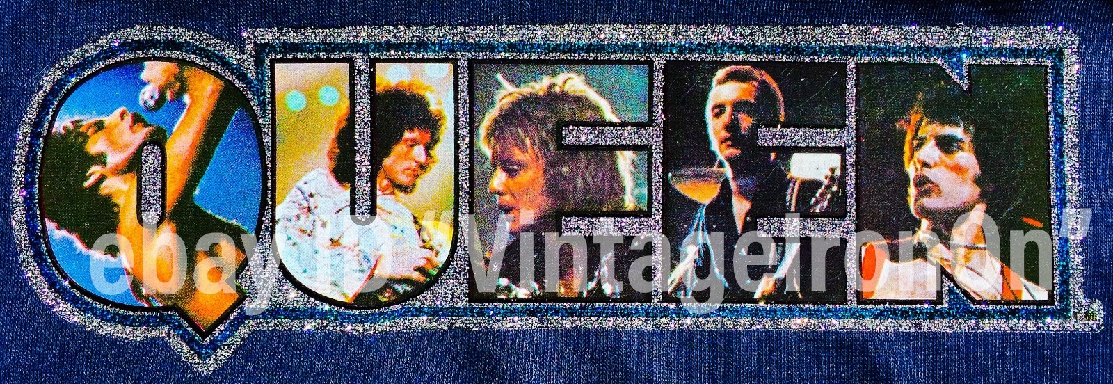 70s QUEEN Freddie Mercury Bohemian Rhapsody FLASH rock band vTg t-shirt iron-on