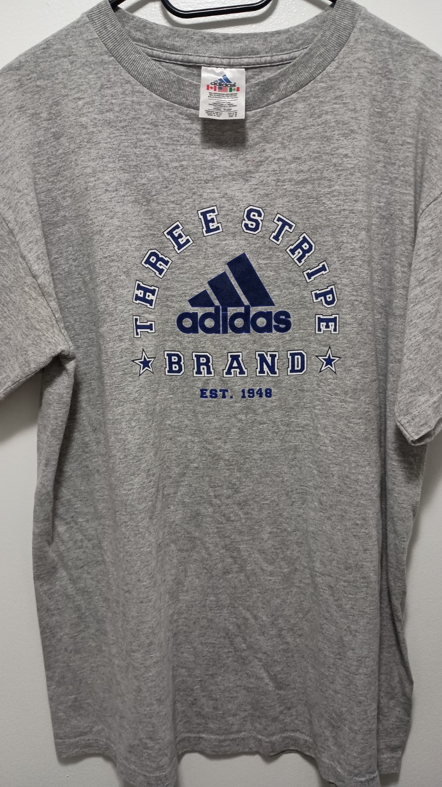 Adidas Three Stripes VTG MADE IN USA Men’s Size Medium T Shirt Vintage Medium