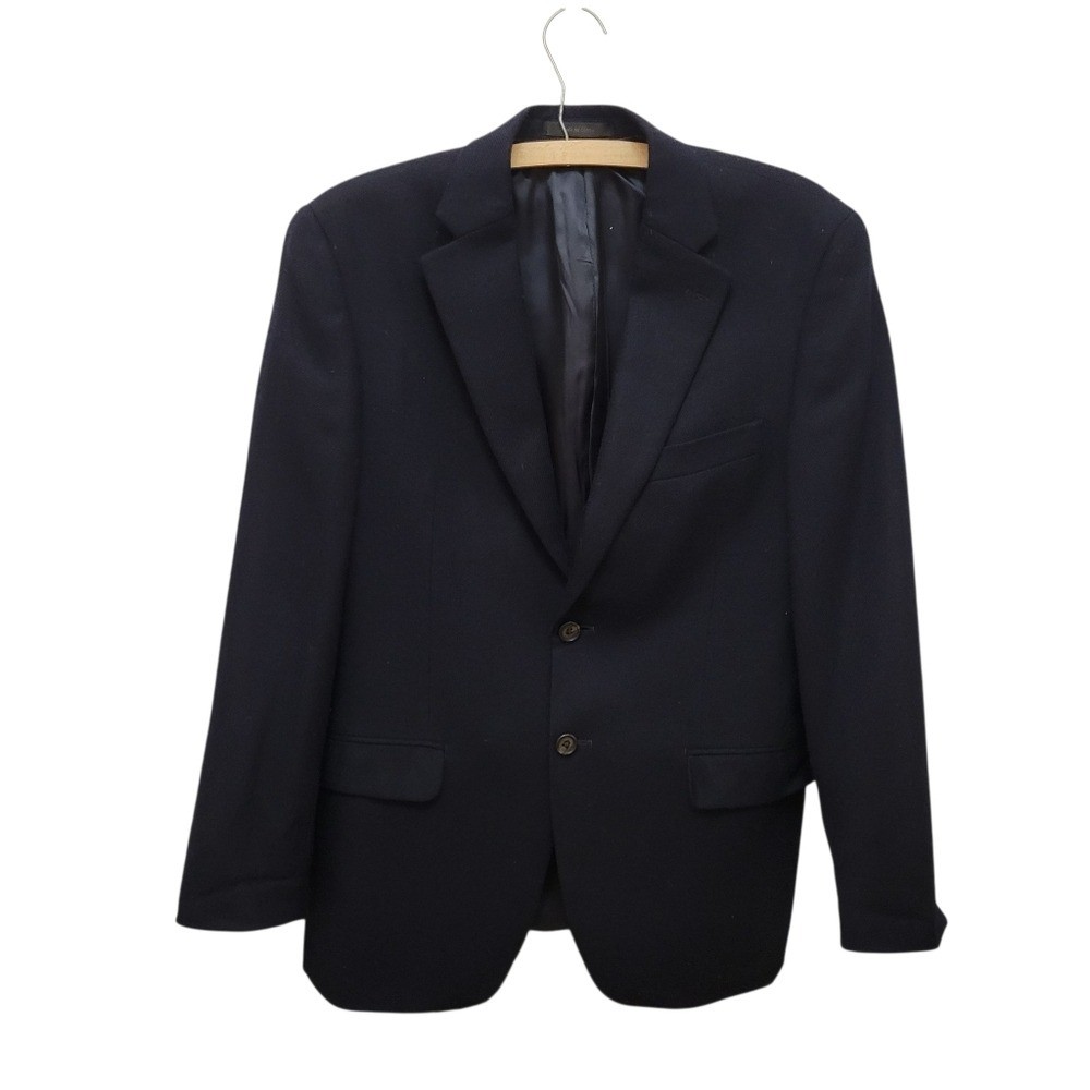 Ralph Lauren Vintage Black Men’s Wool Blazer Minimalist Classic Quiet Luxury