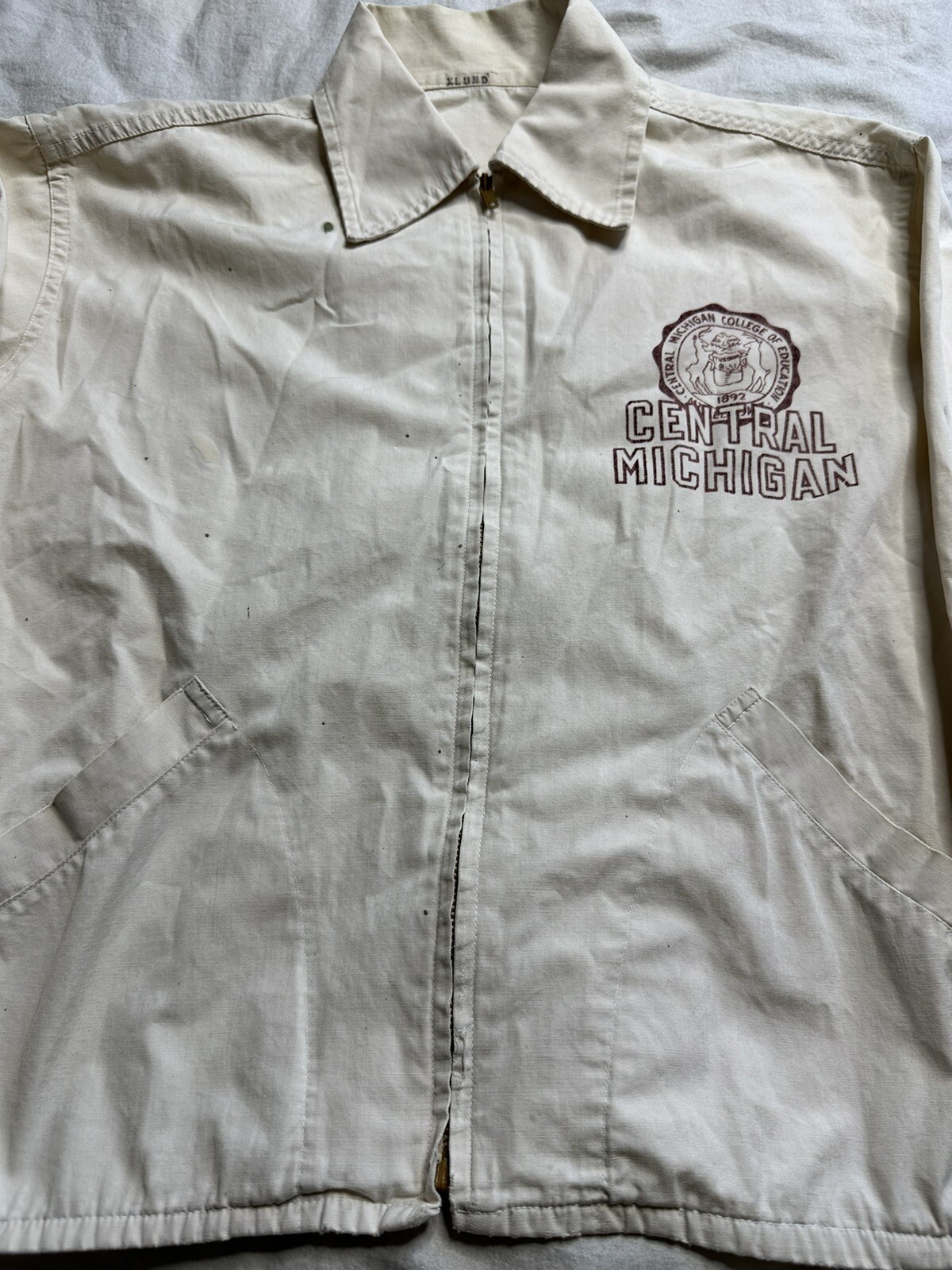 60s VINTAGE 1960s CHAMPION TAG BARRACUDA JACKET Michigan L