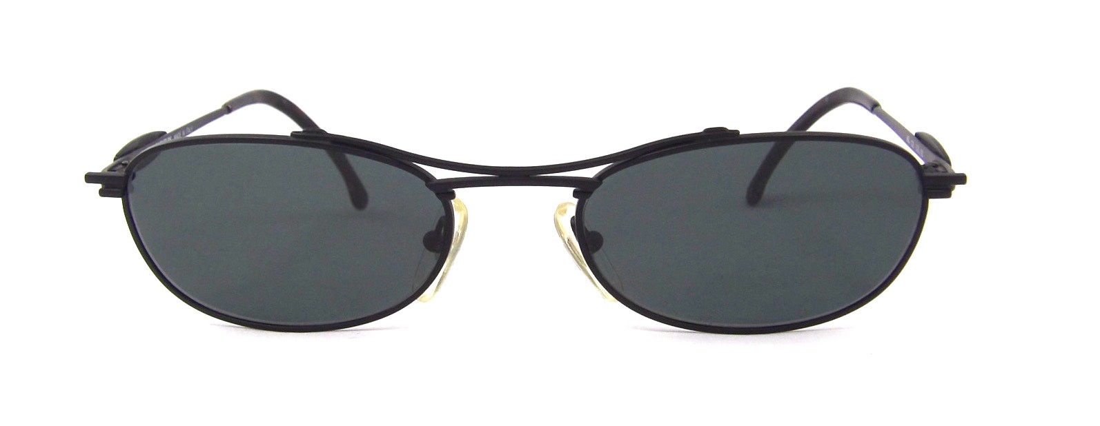 Alaska Adventure 122 Double Bridge Oval Metal Sunglasses Colorful Vintage Italy