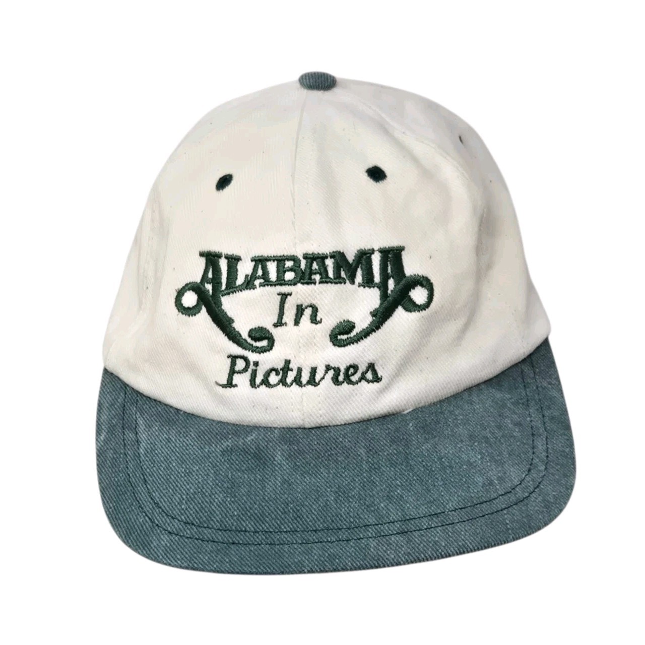 VINTAGE ALABAMA IN PICTURES COUNTRY HAT MUSIC BAND USA MADE SNAPBACK BASEBALL