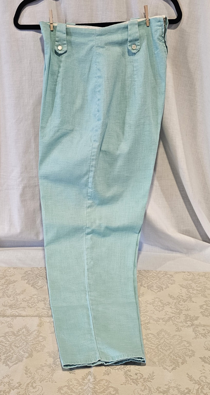 Vintage Mode O’Day Styled in CA Womens High Rise Side Zip Straight Leg 28 Waist